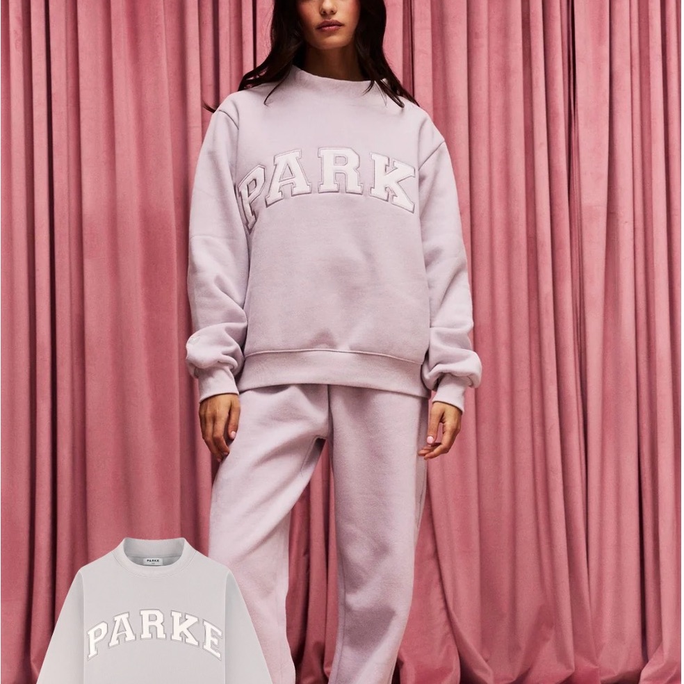 Parker Light Gray Sweatshirt And Joggers Set